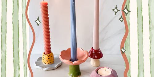 Whimsical Candle Holder Class