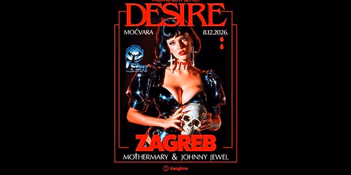Synth-pop senzacija DESIRE u Zagrebu! Gosti: MOTHERMARY i Johnny Jewel