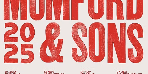 Mumford & Sons Berlin Tickets