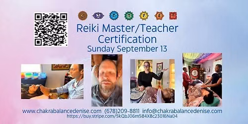 3 Tixs left: Reiki Master\/Teacher Certification Sept 13