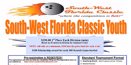South-West Florida Classic Youth Double Eliminator April 2026 + Optional Jr Gold Qualifier
