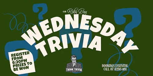FREE WEDNESDAY NIGHT TRIVIA