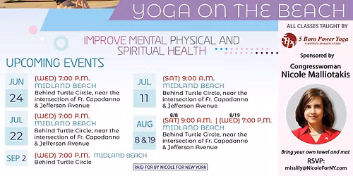 Free Yoga On The Beach