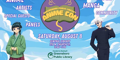 Greensboro Public Library Anime Con