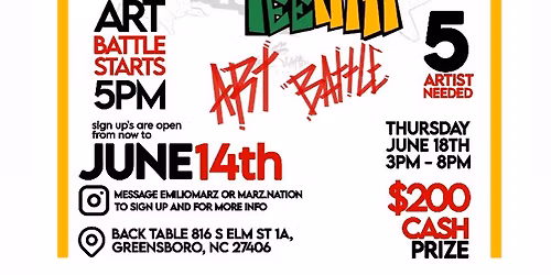 Juneteenth GSO Fest Kick-off: Art & Dance Battle