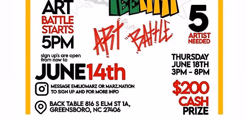 Juneteenth GSO Fest Kick-off: Art & Dance Battle