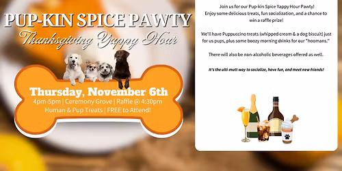 Pup-kin Spice Pawty: Thanksgiving Yappy Hour