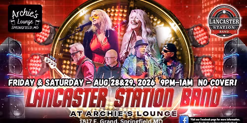 Lancaster Station Live at Archie's!
