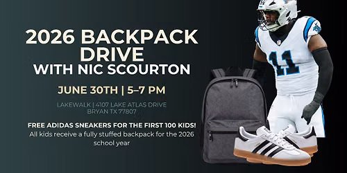 2026 Backpack Drive