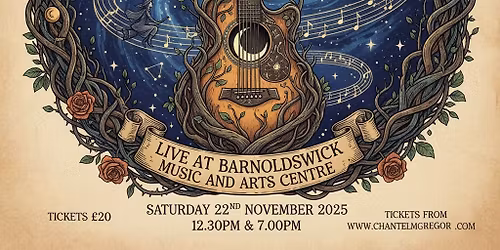 Chantel McGregor - Barnoldswick, Music & Arts Centre - Sat 22.11.25 - 12.30pm & 7pm