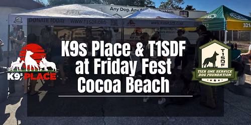 T1SDF & K9s Place at the Downtown Cocoa Beach Friday Fest