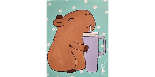 Sweet Capybara - Family Fun - Paint and Sip in San Antonio | Classpop!\u2122