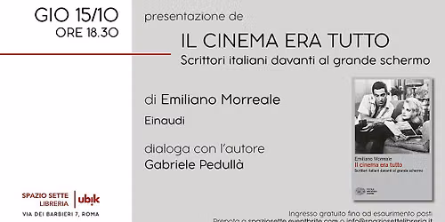 Presentazione de "Il cinema era tutto"