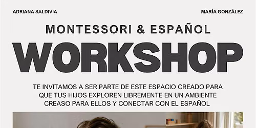 Taller pr\u00e1ctico para familias Montessori y espa\u00f1ol en casa
