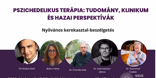 Pszichedelikus ter\u00e1pia: tudom\u00e1ny, klinikum \u00e9s hazai perspekt\u00edv\u00e1k