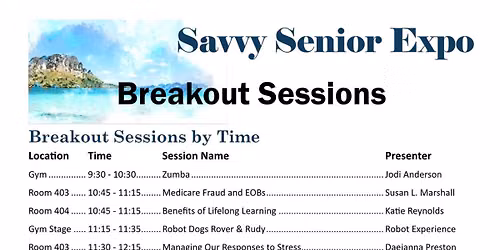 Savvy Senior Expo