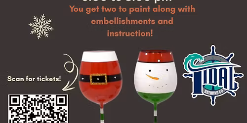 Wine Glass Painting at Tidal Brewing Company!
