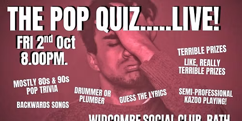 The Pop Quiz Live...heatwave no 12ty