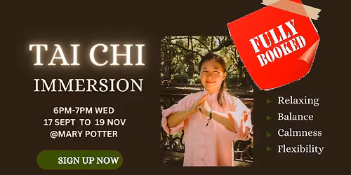 \ud83c\udf3f Tai Chi Immersion \u2013 A 10-Week Tai Chi Course