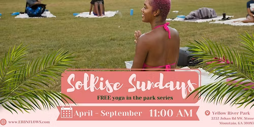 Sol-Rise Sundays: FREE yoga in the park