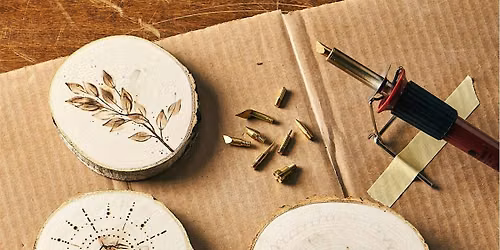 Lee Valley Tools Vaughan Store - Wood-Burn a Set of Coasters