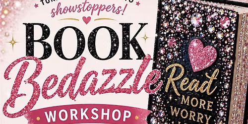 Book Bedazzling workshop