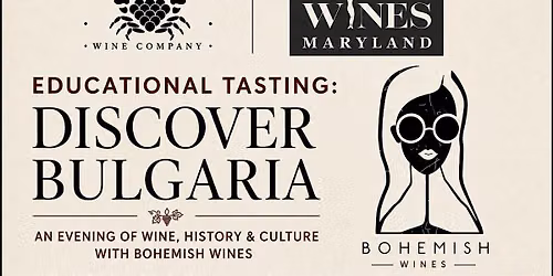 Bulgarian Wine Tasting with Nataliya from Bohemish Wines