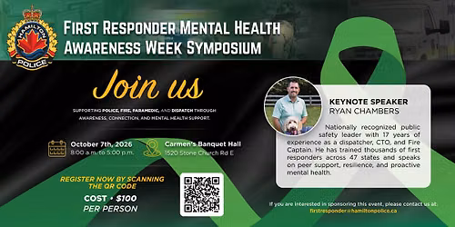 First Responder Mental Health Awareness Week Symposium
