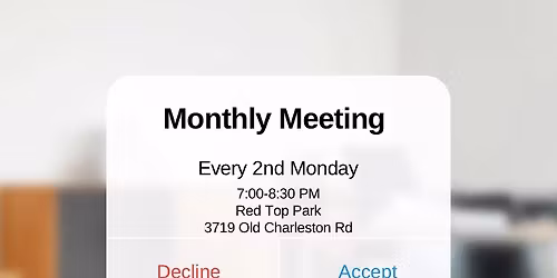 Monthly Community Meeting