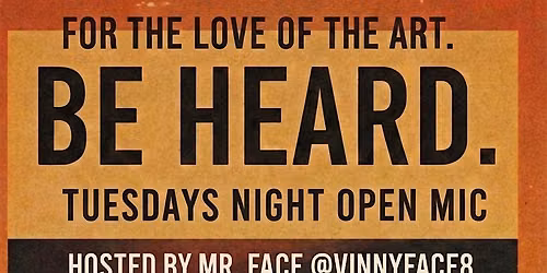 J.C.C. Presents For The Love Of The Art Open Mic