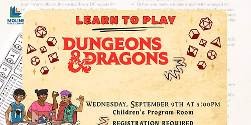 Learn to Play Dungeons and Dragons - Registration Required