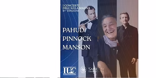 EMMANUEL PAHUD flauto \u2013 TREVOR PINNOCK clavicembalo \u2013 JONATHAN MANSON violoncello