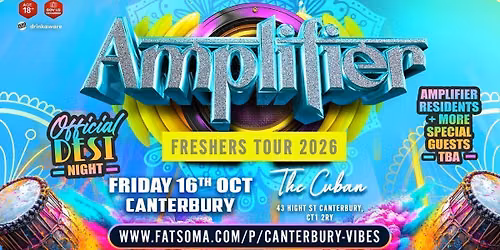 AMPLIFIER FRESHERS TOUR 2026 : CANTERBURY