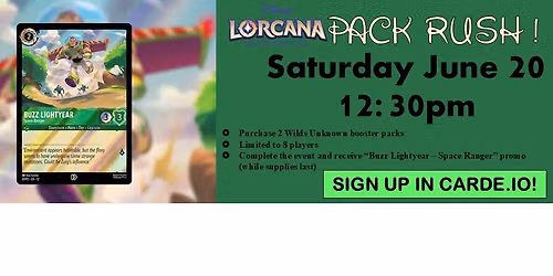 Disney Lorcana PACK RUSH!
