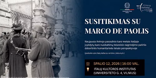 Susitikimas su Marco De Paolis