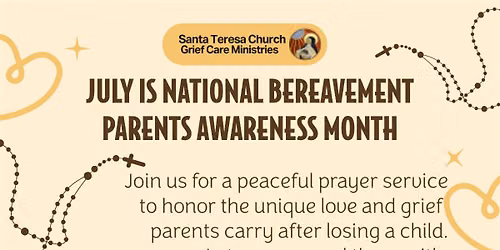 Bereavement Mass for Parents Who Have Lost Children