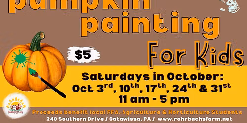 Pumpkin Painting for Kids!