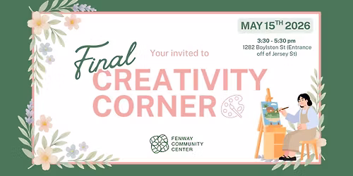 LAST: Creativity Corner (Open Craft Day)