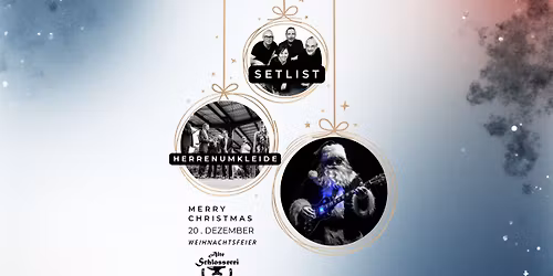 Weihnachtsfeier - Setlist & Herrenumkleide