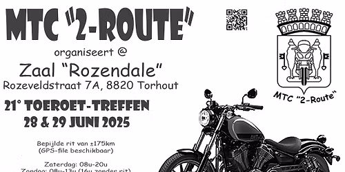Brugse motards gaan naar 21ste Toeroet-treffen van MTC2-route
