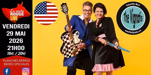 CONCERT EXCEPTIONNEL - THE VIGNATIS [USA] (gypsybilly) - La Vache Rouge LIVE