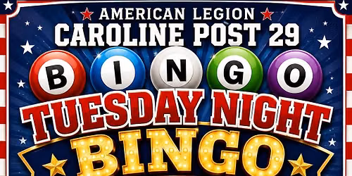 Bingo at Caroline Post 29