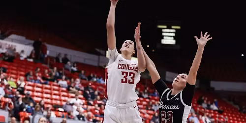 Parking Santa Clara Broncos at Washington State Cougars Womens Basketball