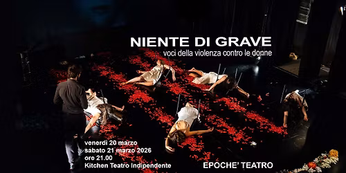 NIENTE DI GRAVE voci della violenza contro le donne