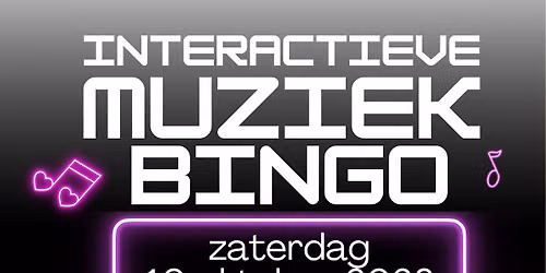 Black & White Muziekbingo