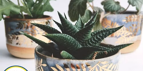 Gold Leaf Flower Pot! $49
