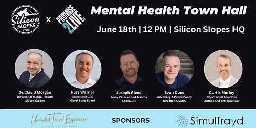 Promise2Live Silicon Slopes Town Hall - Addiction, Substance Abuse & Recovery