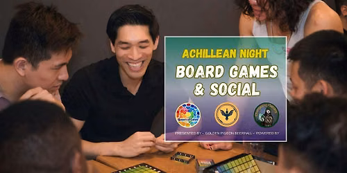 Achillean Board Game Night at The Golden Pigeon in Cabbagetown Toronto