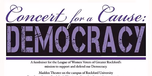 Concert for a Cause:  Democracy  Joe Jencks & Mark Dvorak