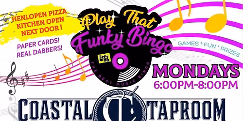 Play That Funky Music Bingo at Coastal Taproom Rehoboth